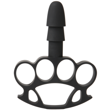 Держатель-кастет для игрушек Doc Johnson Vac-U-Lock Knuckle Up, Черный