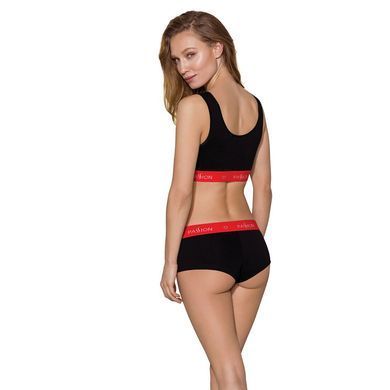 Спортивный топ на широких бретелях Passion PS003 TOP black L