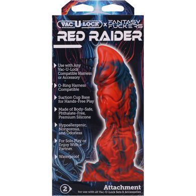 Фаллоимитатор Doc Johnson Vac-U-Lock x Fantasy Fuckers Red Raider 20,3 см - фото