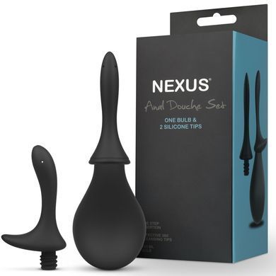 Анальний душ з 2 насадками Nexus ANAL DOUCHE SET 260 мл