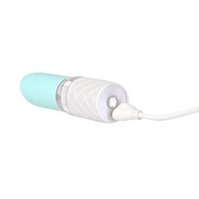 Вібропуля Pillow Talk Lusty Luxurious Flickering Massager Teal - фото