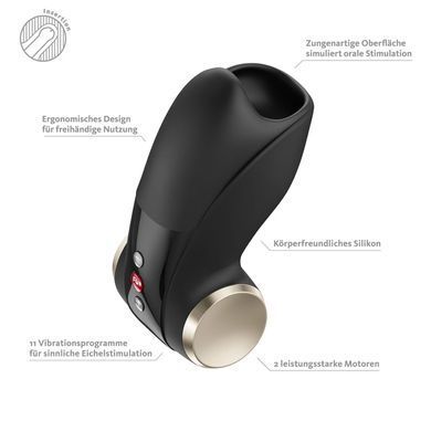 Вібратор для чоловіків Fun Factory COBRA LIBRE II Black чорний - фото