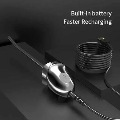 Уретральний зонд LOCKINK SEVANDA Vibrating & E-stim Metal Urethral Sounding White 6 мм - фото