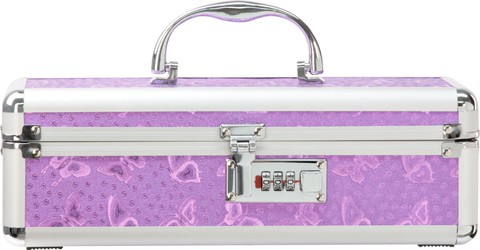 Кейс з кодовим замком Powerbullet Lockable Vibrator Case Purple - фото