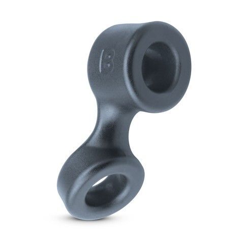Ерекційне кільце Boners Cock Ring And Ball Stretcher Grey - фото