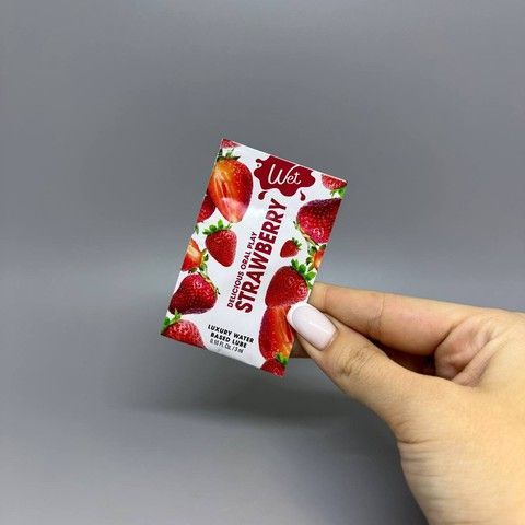 Саше Wet Oral Play Strawberry смазка для орального секса клубника 3 мл