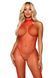 Бодістокінг Leg Avenue Racer neck bodystocking Red One Size - фото товару