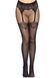 Эротические колготки Leg Avenue Fishnet tights with back seam One size Black - фото товара