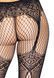 Эротические колготки Leg Avenue Fishnet tights with back seam One size Black - фото товара