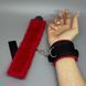 Наручники з хутром Intimka Intimka red/black