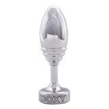 Металева анальна пробка DOXY Butt Plug RIBBED 3,3 см - фото