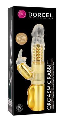 Dorcel Orgasmic Rabbit - золотий вібратор-кролик з перлинним масажем - фото
