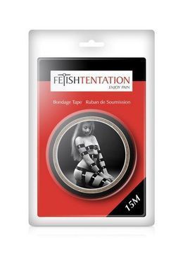 Скотч для бондажа Fetish Tentation 15 м черный