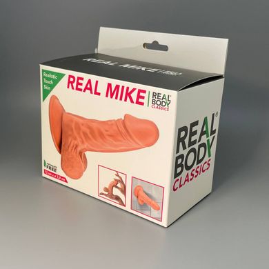 Анальный телесный фаллоимитатор Real Body Real Mike Flesh (13 см) - фото