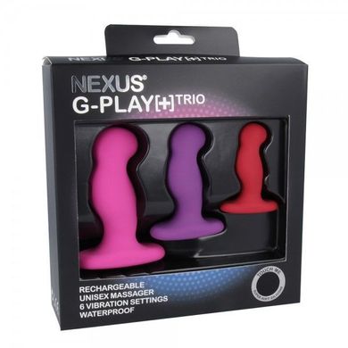 Набор вибромассажеров простаты Nexus G-Play Trio Plus - фото