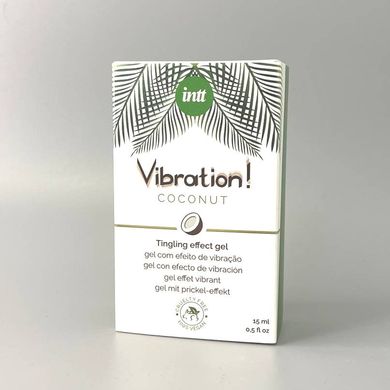 Intt Vibration Coconut Vegan - рідкий вібратор (15 мл) - фото