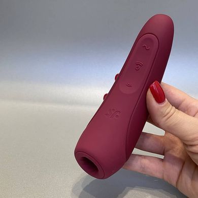 Вакуумний кліторальний смарт-стимулятор Satisfyer Curvy 1 + Rose Red - фото