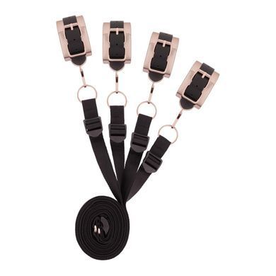 Фіксатор рук і ніг для ліжка Rosy Gold Under-Mattress Restraint Set - фото