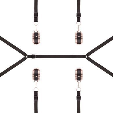 Фіксатор рук і ніг для ліжка Rosy Gold Under-Mattress Restraint Set - фото