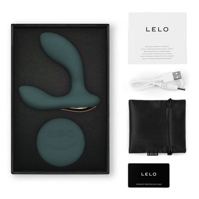 LELO Hugo 2 Remote Green - вибромассажер простаты с пультом управления - фото