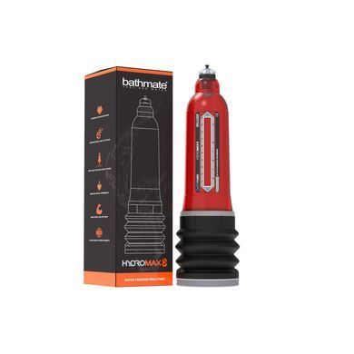 Гидропомпа Bathmate Hydromax 8 Red для увеличения члена красная - фото