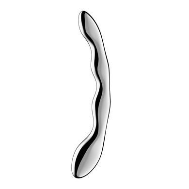 Двосторонній металевий фалоімітатор Satisfyer Cosmic Crest 2 (20,5 см) - фото