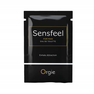 Саше туалетная вода с феромонами для мужчин+афродизиак Orgie SENSFEEL&nbsp;1&nbsp;мл