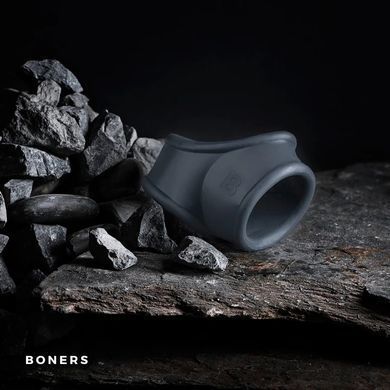 Эрекционное кольцо Boners Clsssic Cocksling Grey - фото
