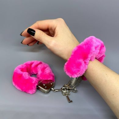Наручники з плюшевим оздобленням Love To Love ATTACH ME рожеві