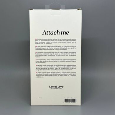 Наручники з плюшевим оздобленням Love To Love ATTACH ME рожеві
