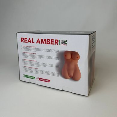Мастурбатор торс анус та вагіна Real Body Real Amber - фото
