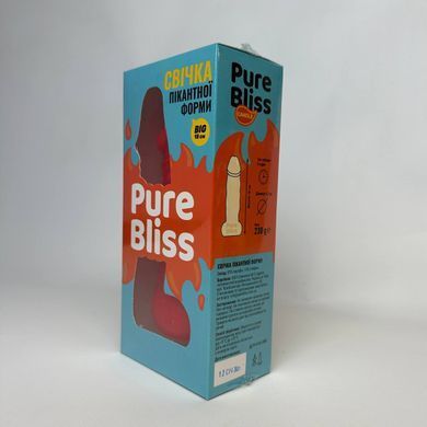 Свеча в виде члена Pure Bliss BIG Red красная