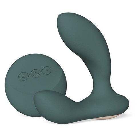 LELO Hugo 2 Remote Green - вибромассажер простаты с пультом управления - фото