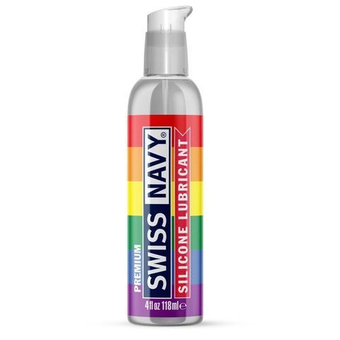 Swiss Navy Silicone Pride Edition - лубрикант на силіконовій основі 118 мл (термін 28.02.2027) - фото