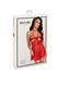 Сорочка и трусики Noir Handmade Kissable Sexy Kiss Babydoll Red S/M
