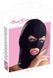 Маска для БДСМ чорна Bad Kitty Open mouth and eyes BDSM head mask black