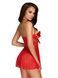 Сорочка и трусики Noir Handmade Kissable Sexy Kiss Babydoll Red S/M