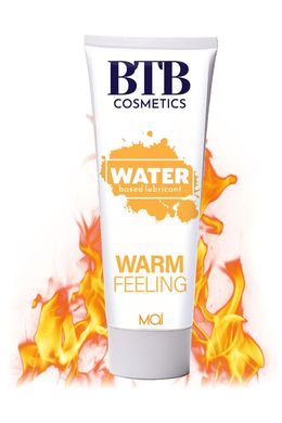 BTB WARM FEELING - розігріваюча змазка на водній основі 100 мл - фото