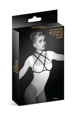 Портупея на грудь из ткани Bijoux Pour Toi EMMA (упаковка от модели CLARA)
