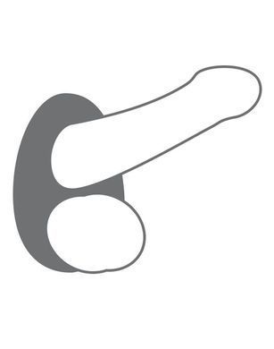 Эрекционное кольцо Dorcel Liquid-Soft Teardrop - фото