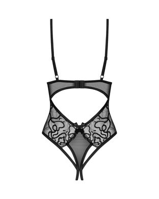 Еротичне боді Obsessive Blomentis crotchless teddy XS/S