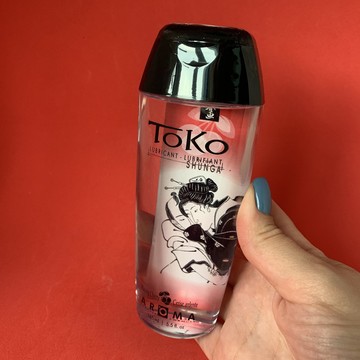 Shunga Toko AROMA - орально-вагинальный лубрикант со вкусом вишни - 165 мл - фото