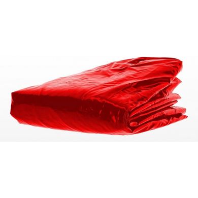 Простынь для БДСМ и массажа Taboom Wet Play King Size Bedsheet красная