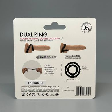 Двойное эрекционное кольцо Dorcel Dual Ring - фото