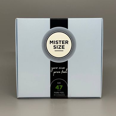 Презервативи Mister Size pure feel 47 (36 шт.) - фото