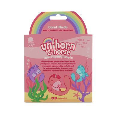 Вибратор-единорожка Unihorn C Horse Coral Throb - фото