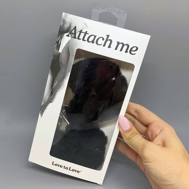 Наручники с плюшевой отделкой Love To Love ATTACH ME черные