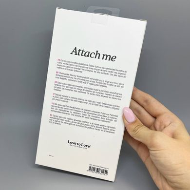 Наручники с плюшевой отделкой Love To Love ATTACH ME черные