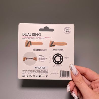 Двойное эрекционное кольцо Dorcel Dual Ring - фото