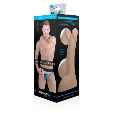 Фалоімітатор Fleshlight Fleshjack Boys Brent Corrigan Dildo 22,2 см - фото